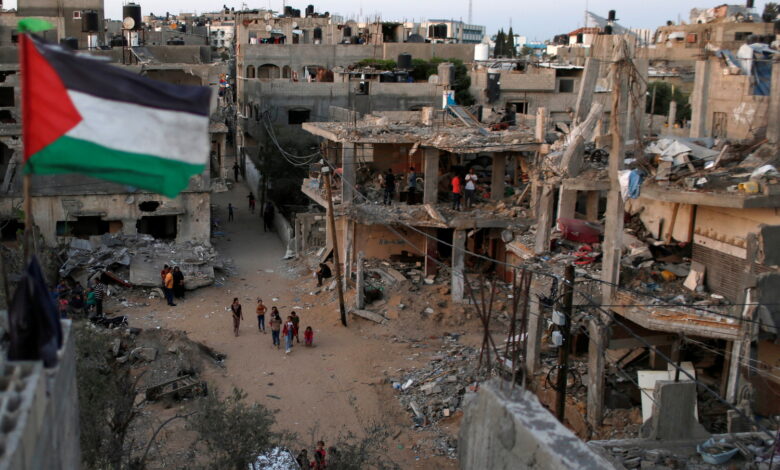 العلم الفلسطيني في قطاع غزة