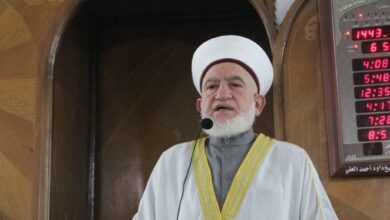 رئيس مجلس علماء فلسطين الشيخ الدكتور حسين قاسم
