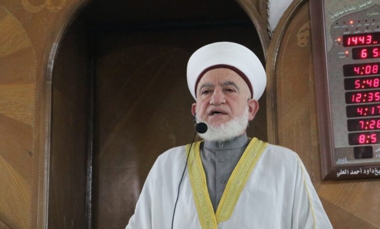 رئيس مجلس علماء فلسطين الشيخ الدكتور حسين قاسم