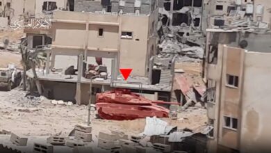 آلية للاحتلال الصهيوني في حي الزيتون في قطاع غزة