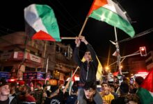 احتفالات بوقف إطلاق النار في غزة