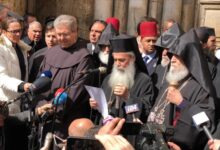 كنائس فلسطين ترفض "الصهيونية المسيحية" وتحذّر من مخاطرها