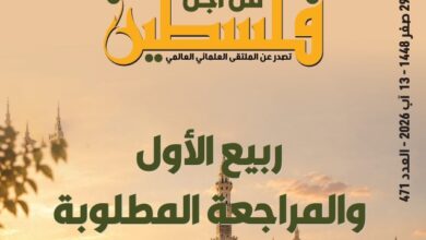 العدد (471) من مجلة "فلسطين في أسبوع" بعنوان: ربيع الأول والمراجعة المطلوبة